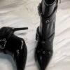 Ankle Boot Stiletto Buckle Casual Women Zip Side