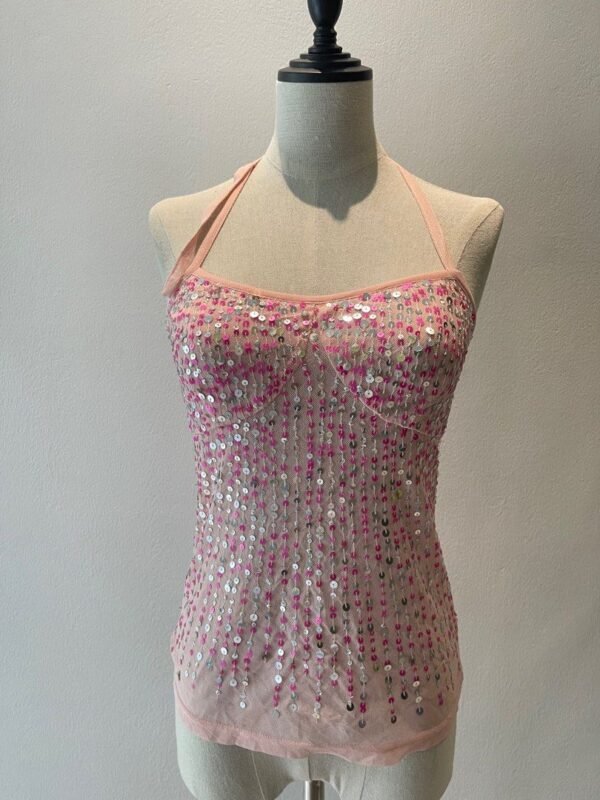 Sequins Halter Top