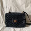 Vintage Woven Suede Crossbody Bag