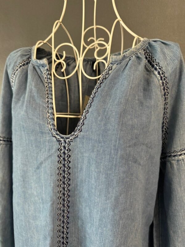 Soft Denim Top: Style Meets Comfort