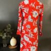 Flower Red Dress