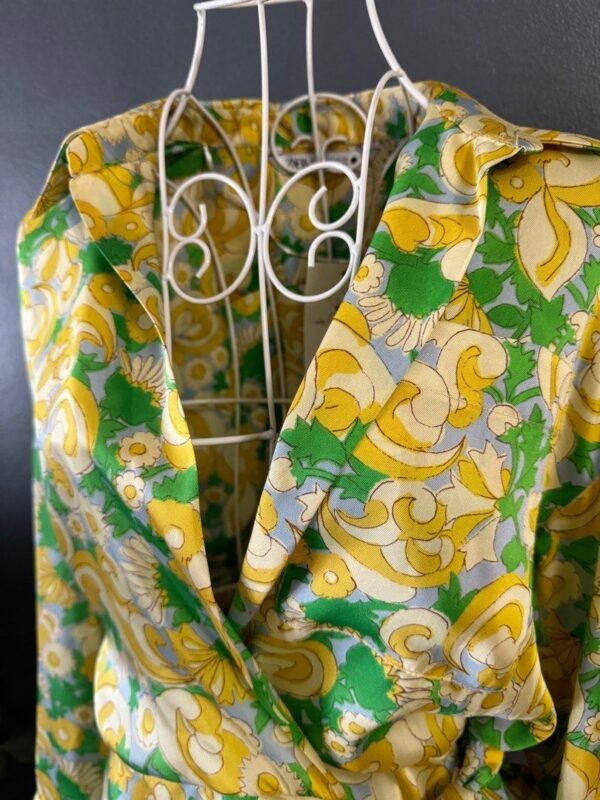 Elegant Flower Wrap Dress