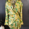 Elegant Flower Wrap Dress