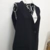 Long Sleeveless Black Vest
