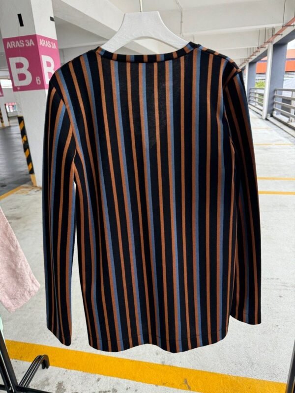 Multi-Colour Striped Long Sleeve Top