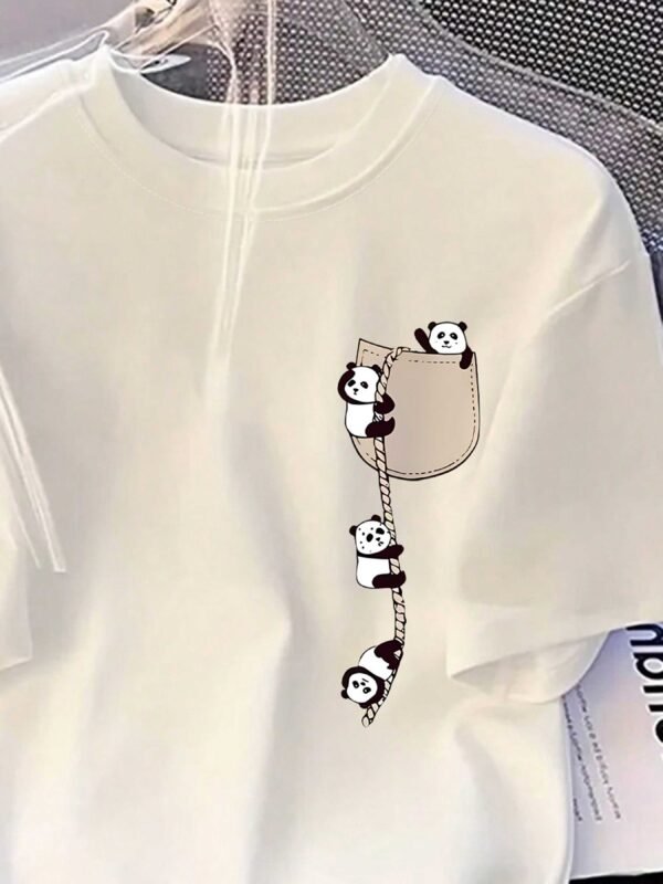 041fb10c-47f7-4837-8424-92114f69a2c8.jpg Women's Casual Panda Print Short Sleeve T-Shirt