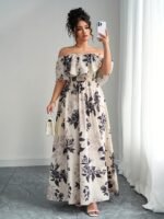 Tawny Plus Size Casual Midi Dress