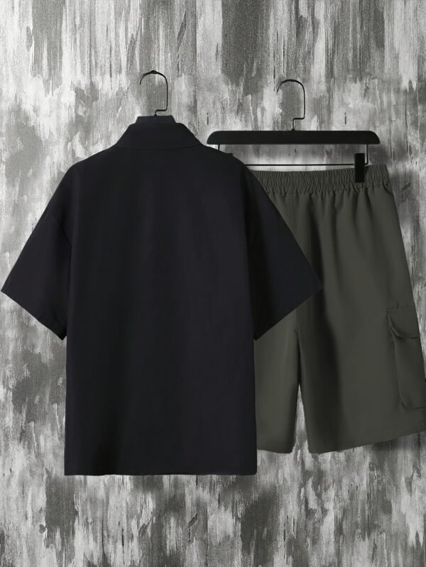 063c201b-feb6-4377-ac27-0833bc106b90.jpg Men's Casual Athletic Top & Bottom 2-Piece Set – Black / Army Green