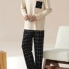 0c20c08e-d64a-4006-932b-5a1ee39b335b.jpg Men's Long Sleeve Round Neck Pullover with Pockets – Apricot