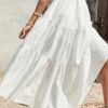 Women's Elegant Patchwork Mid-Length Skirt