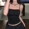 0d8c68a4b8604dd091c86fb92e6d13bc-goods.jpeg Black Solid Color Women's Sexy Camisole Top