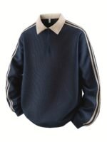 Men's American Style Half-Zip Sports Sweatshirt