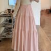 11194cf7-2938-458c-980a-3b9ad2bab117.jpg Women's High-Waisted Pink Beach Party Midi Skirt