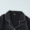 11dd44fc-795a-4ee9-888e-c87f791f796c.jpg Women's Satin Button-Up Top with Elastic Waistband black colour