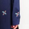 Women's Floral Print Long Sleeve Muslim Dress