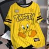 157c35fab4204cbd9af9d2133abfded7-goods.jpeg Men's Looney Tunes Graphic Short Sleeve T-Shirt – Yellow