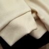 Men's Vintage Waffle Long Sleeve Polo Shirt with Contrast Collar