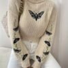 Women's Casual Pullover Sweatshirt – Khaki