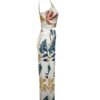 1adc77e2-411a-45ba-a1ff-5549f538e69d.jpg Women's European & American Palm Tree Print Sleeveless Top and Trousers 2-Piece Set