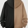 Men's Autumn & Winter Printed Hooded Zip-Up Jacket