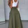 1ffee7c9-d289-4a56-a3e6-2e4a870bf218.jpg High-Waist Cargo Slit Maxi Skirt
