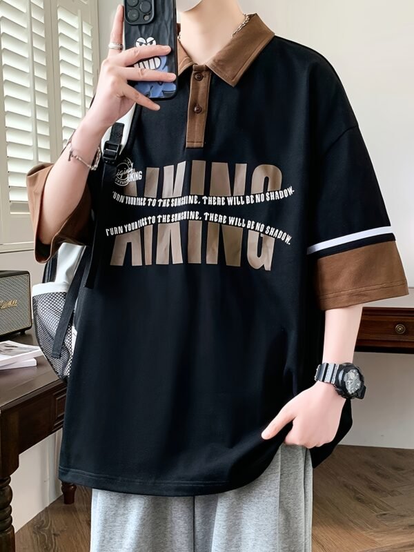 Men's Spring & Autumn Casual Polo Baseball Sports T-Shirt