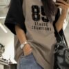 2967d240-f076-4cd5-b68a-1c7cf8f3b39b.jpg Women's Y2K Color Block Graphic Print Short Sleeve T-Shirt