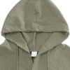 Men's Hooded Sleeveless Button-Up Shirt & Drawstring Shorts Linen 2-Piece Set