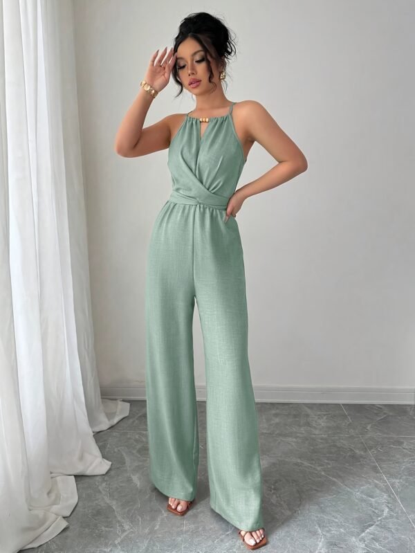 2dfbcff7-9338-454b-93e1-cd48bc4f50f1.jpg Ruched Cami Twist-Waist Maxi Jumpsuit