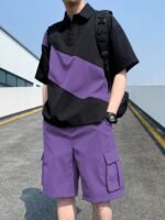 Men's Casual Athletic Top & Bottom 2-Piece Set
