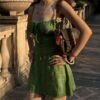 323aa785-3860-415c-ac76-5001f70dc615.jpg Retro Textured Swim Dress with Shorts Set