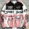 Men's Winter Christmas Letter Print Warm Sports Jacket