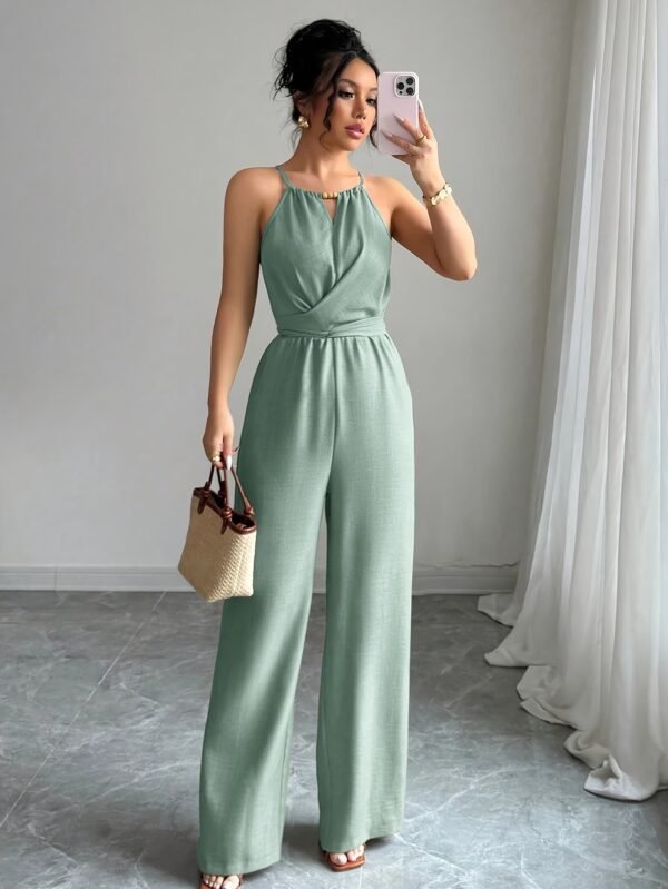 39033d9a-28ac-4ba7-8018-5a46feff9644.jpg Ruched Cami Twist-Waist Maxi Jumpsuit