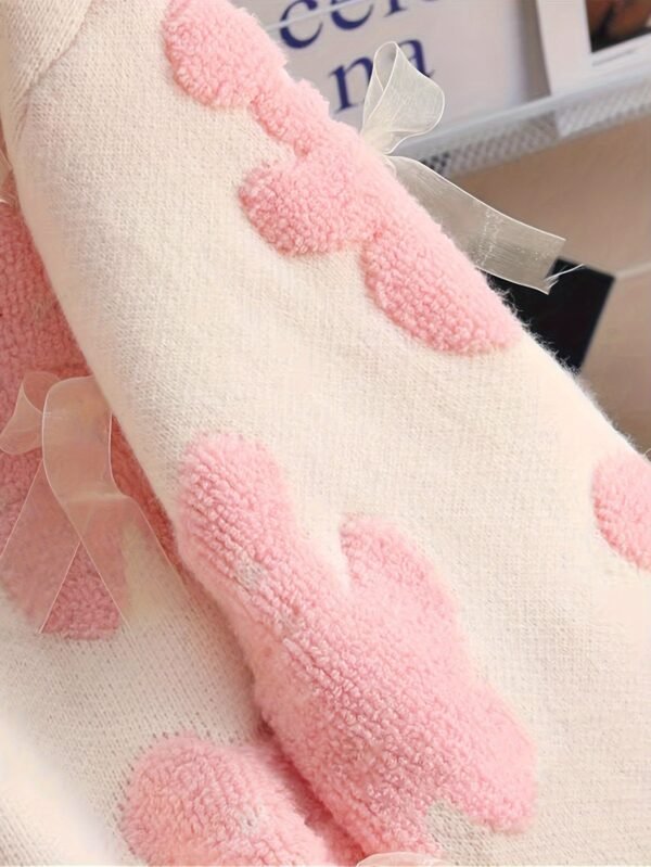 3cd0ef52-33f1-406b-ad6d-ec3cb412118e.jpg Women's Elegant Bear & Bowknot Knit Sweater – Pink