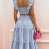 3d887369-50d2-40e8-a4a1-f941bbdc4f17.jpg Floral Ruffle Bustier Maxi Dress Set