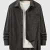 Men's Casual Lapel Button-Up Shirt