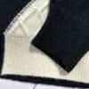 Men's Color-Block Cable Knit Round Neck Sweater