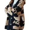 45a2c04e-03a9-48bd-8c6b-87c8328ad11a.jpg Women's Korean Lazy Style Knit Cardigan