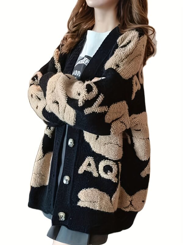 45a2c04e-03a9-48bd-8c6b-87c8328ad11a.jpg Women's Korean Lazy Style Knit Cardigan