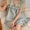 45c97b7f-1fa6-43a5-8dec-c0197f2b35b9.jpg Women's Summer Lightweight Petal Sleeve Pajama Set