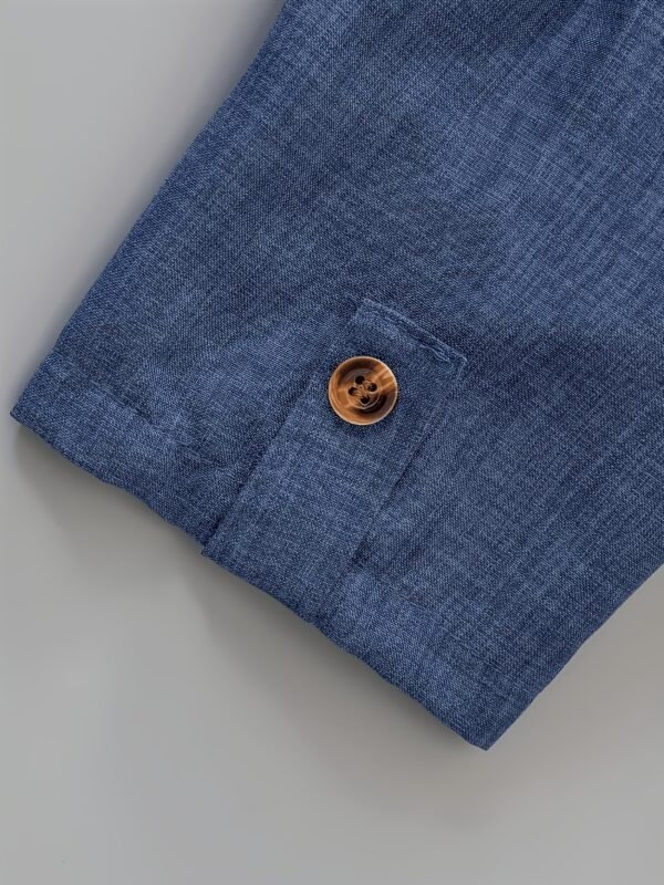 Men's Minimalist Button-Up Short Sleeve Shirt & Shorts 2-Piece Set