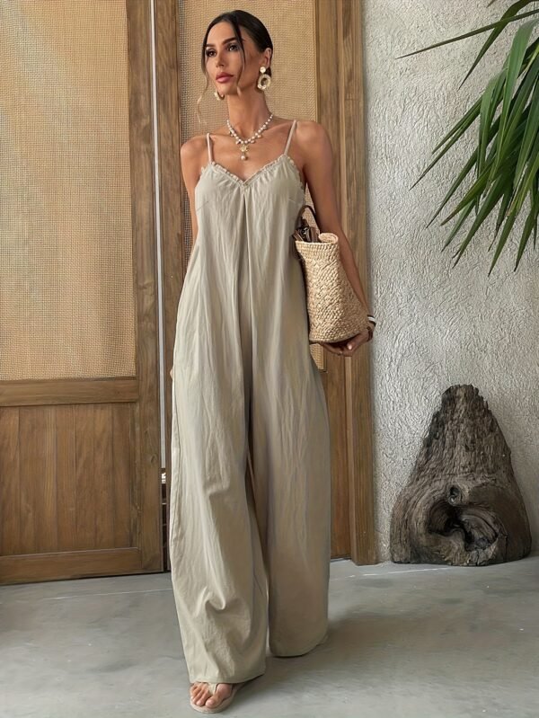 4a022bb0-d0cc-49b8-89ad-df8cfd30136b.jpg Women's Solid Color Casual Vacation Jumpsuit for Spring and Summer