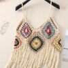 Bohemian Crochet Tassel Beach Cover-Up Dress