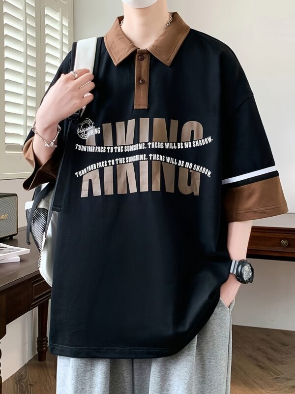 Men's Spring & Autumn Casual Polo Baseball Sports T-Shirt