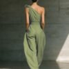505be0b0-ab9a-4976-beb7-cf6ea04902e1.jpg French Green One-Shoulder Wide-Leg Jumpsuit