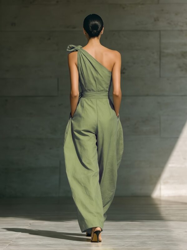 505be0b0-ab9a-4976-beb7-cf6ea04902e1.jpg French Green One-Shoulder Wide-Leg Jumpsuit