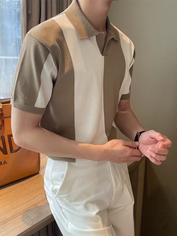 558e9d9b-6a38-4597-a8b5-b4d61178e1f6.jpg Men's Business Casual Breathable Knit Short Sleeve T-Shirt