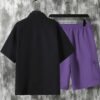 Men's Casual Athletic Top & Bottom 2-Piece Set