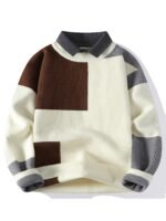 580e5794-096b-4f3c-b58b-3a0e8ac424b1.jpg Moremi Fruit Men's Winter Thickened Lapel Contrast Sweater