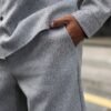 Men's Button-Up Casual Workwear Cardigan Jacket – Light Grey
